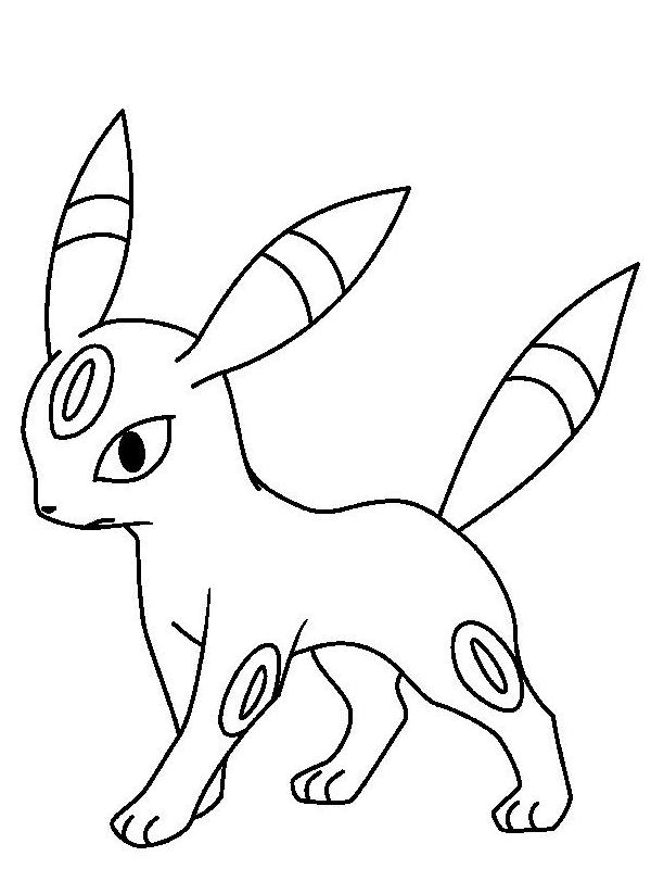 coloriage pokemon noctali